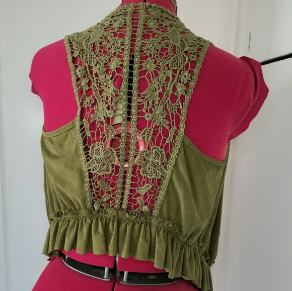 Faux Suede Hippie Vest - Picture 2 of 5